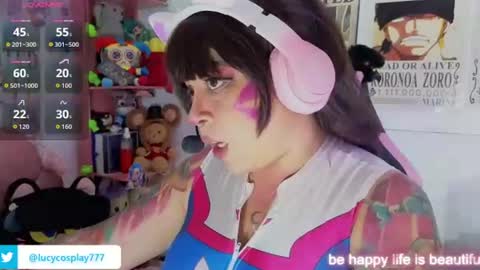 Lucycosplay777 online show from June 10, 2026, 2:45 am