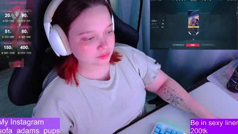 Snapshot of _sofia_adam_ chatting on April 21, 2026, 7:58 am pups online show from April 21, 2026, 7:58 am