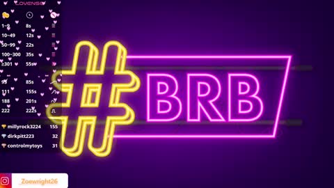 Snapshot of _zoewright chatting on December 5, 2024, 8:33 pm Zoe online show from December 5, 2024, 8:33 pm