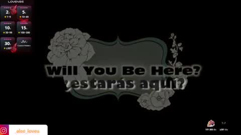 Snapshot of ale_love_ chatting on March 6, 2025, 4:52 am ALE LOVE online show from March 6, 2025, 4:52 am