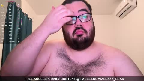 alexxxbear online show from February 9, 2026, 6:12 pm