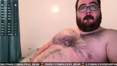 alexxxbear online show from February 20, 2026, 10:10 pm