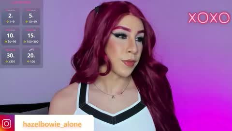 Snapshot of alonehazel chatting on October 31, 2025, 4:24 am Hazel Bowie online show from October 31, 2025, 4:24 am