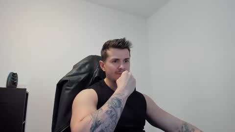 Snapshot of alphagodleatherking92 chatting on October 14, 2025, 11:55 am LeatherMaster online show from October 14, 2025, 11:55 am