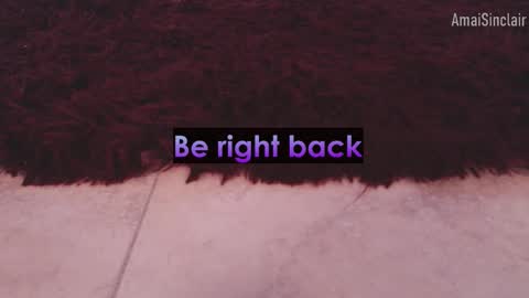 Snapshot of amaisinclair chatting on November 3, 2025, 6:03 am Amai Sinclair online show from November 3, 2025, 6:03 am