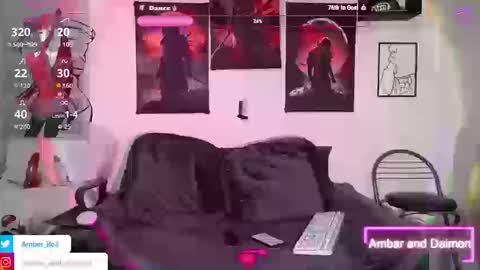 Snapshot of ambar_and_daimon_ chatting on September 24, 2025, 10:24 pm AMBAR AND DAIMON online show from September 24, 2025, 10:24 pm