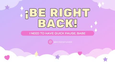 Hi Im Amber Check my Bio  online show from January 3, 2025, 8:01 pm