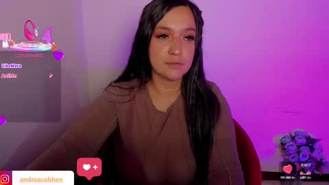 Snapshot of andreacohenz chatting on October 3, 2025, 12:40 am andrea online show from October 3, 2025, 12:40 am