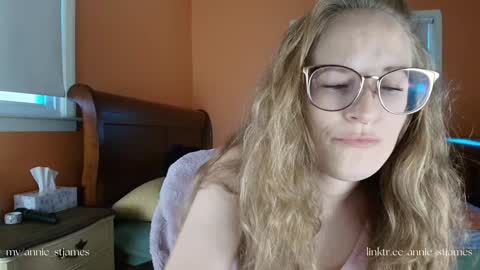 Snapshot of annie_stjames chatting on December 17, 2024, 8:54 pm Annie St. James online show from December 17, 2024, 8:54 pm