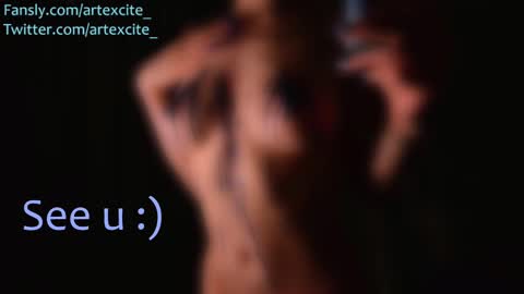 Snapshot of artexcite_ chatting on February 12, 2025, 3:05 pm Lina online show from February 12, 2025, 3:05 pm