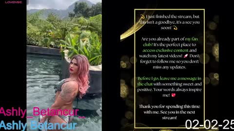 Snapshot of ashlybetancurxxx chatting on February 2, 2025, 9:40 am Ashly Betancur online show from February 2, 2025, 9:40 am
