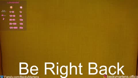 BeckyMartens come join me on    while im offline here  online show from March 11, 2025, 6:21 am