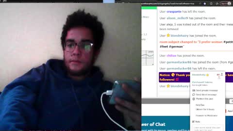 Snapshot of bigangelxs chatting on November 3, 2025, 11:22 am newSurprise online show from November 3, 2025, 11:22 am