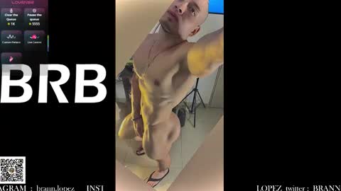 Snapshot of branfonhot chatting on February 13, 2026, 2:40 am Instagram twitter BRAN LOPEZ online show from February 13, 2026, 2:40 am