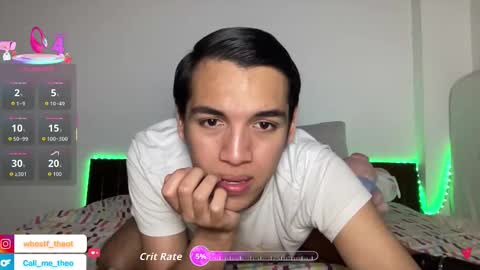 Snapshot of call_me_theo chatting on September 25, 2025, 5:33 am Mateo online show from September 25, 2025, 5:33 am