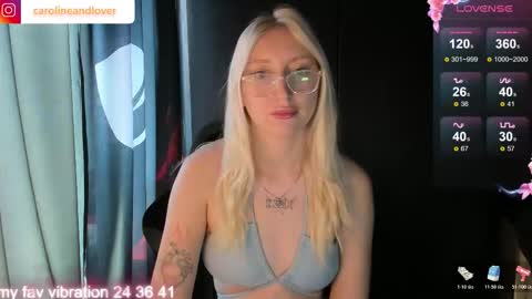 Snapshot of carolineandlover chatting on November 24, 2025, 11:43 am Caroline and Lover online show from November 24, 2025, 11:43 am
