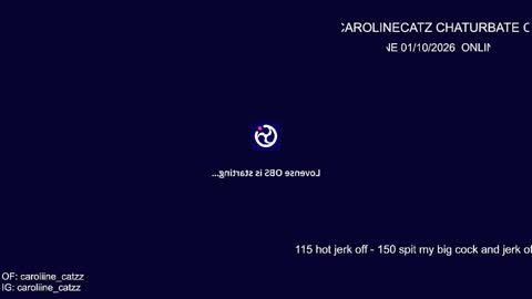 Snapshot of carolinecatz chatting on January 10, 2026, 8:43 pm carolinecatz online show from January 10, 2026, 8:43 pm