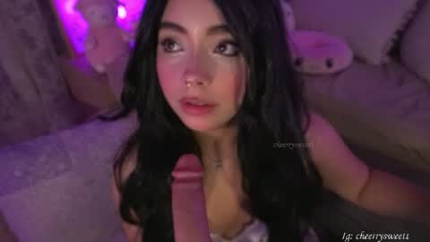 Snapshot of cheerrysweett chatting on July 31, 2026, 2:33 am Baby Cherry online show from July 31, 2026, 2:33 am