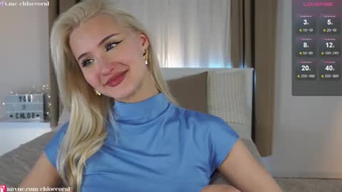 Snapshot of chloecoral chatting on February 11, 2025, 9:20 am ChloeCoral online show from February 11, 2025, 9:20 am