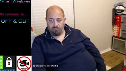 Snapshot of chunkymonkey420 chatting on February 15, 2025, 7:06 am Spencer Smokey Bear online show from February 15, 2025, 7:06 am