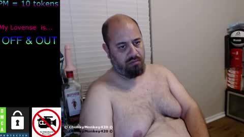 Snapshot of chunkymonkey420 chatting on February 15, 2025, 10:11 am Spencer Smokey Bear online show from February 15, 2025, 10:11 am