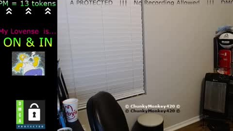 Snapshot of chunkymonkey420 chatting on February 25, 2025, 5:41 am Spencer Smokey Bear online show from February 25, 2025, 5:41 am