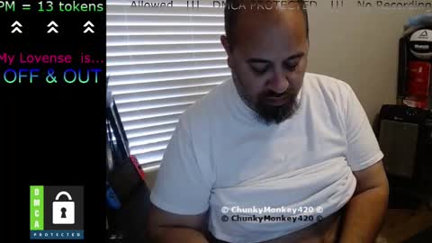 Snapshot of chunkymonkey420 chatting on February 26, 2025, 7:05 pm Spencer Smokey Bear online show from February 26, 2025, 7:05 pm