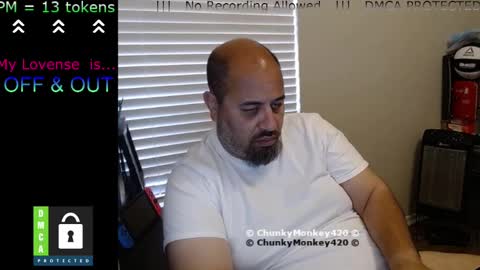 Snapshot of chunkymonkey420 chatting on February 26, 2025, 10:09 pm Spencer Smokey Bear online show from February 26, 2025, 10:09 pm