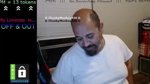 Snapshot of chunkymonkey420 chatting on March 6, 2025, 7:03 am Spencer Smokey Bear online show from March 6, 2025, 7:03 am