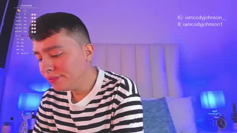 Snapshot of cody_johnsonn_ chatting on March 9, 2025, 7:15 pm CODY online show from March 9, 2025, 7:15 pm