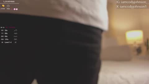 Snapshot of cody_johnsonn_ chatting on October 24, 2025, 8:05 pm CODY online show from October 24, 2025, 8:05 pm