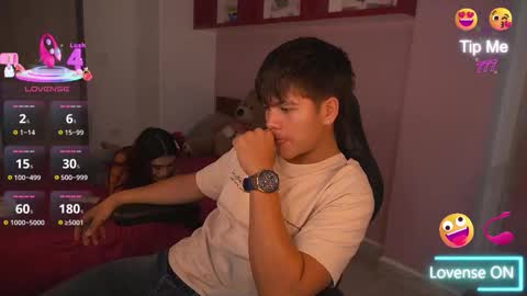 Snapshot of couplevibesx chatting on February 14, 2026, 7:54 pm Camila Thomas online show from February 14, 2026, 7:54 pm