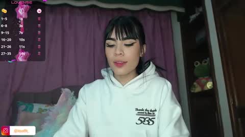 Snapshot of cuttebabe_ chatting on January 18, 2025, 12:13 am Sophia online show from January 18, 2025, 12:13 am