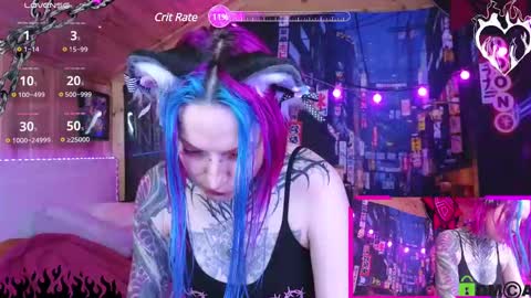 Snapshot of cybernekko chatting on February 23, 2025, 5:12 am Neko online show from February 23, 2025, 5:12 am