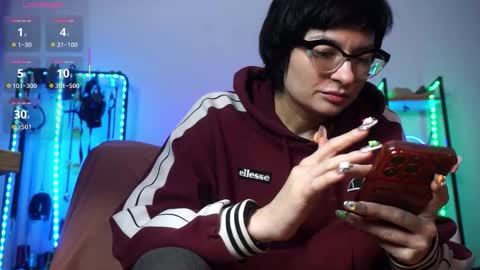 Snapshot of cyberxgoddess_ chatting on October 14, 2025, 1:06 am Lily Goddess online show from October 14, 2025, 1:06 am