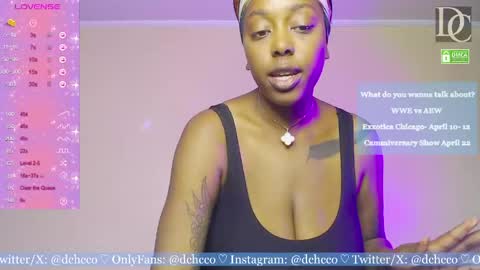 Snapshot of dchcco chatting on April 27, 2026, 9:24 pm Duchess Coco - Coco Puffs online show from April 27, 2026, 9:24 pm