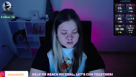 Snapshot of destroyall420 chatting on December 31, 2024, 6:27 am Lola Bdsm and fries online show from December 31, 2024, 6:27 am