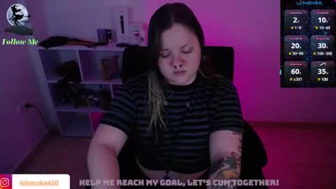 Snapshot of destroyall420 chatting on February 9, 2025, 6:43 am Lola Bdsm and fries online show from February 9, 2025, 6:43 am