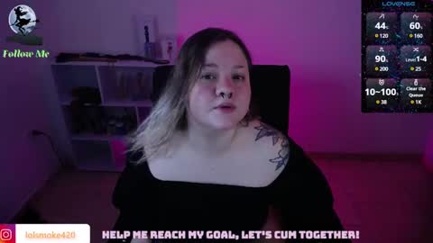 Snapshot of destroyall420 chatting on February 16, 2025, 2:09 am Lola Bdsm and fries online show from February 16, 2025, 2:09 am