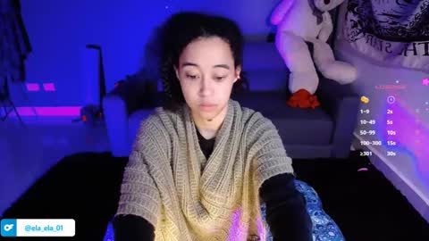 Snapshot of ela_0 chatting on December 11, 2024, 9:41 am Ela Help me reach 100 thumbs up online show from December 11, 2024, 9:41 am