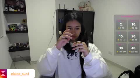Snapshot of elaine_sun chatting on September 24, 2025, 3:10 am Elaine eli online show from September 24, 2025, 3:10 am