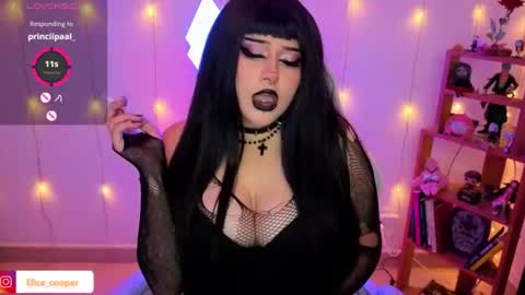 Snapshot of elicecooper chatting on June 9, 2026, 6:36 am Elice Cooper new account online show from June 9, 2026, 6:36 am