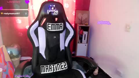 Snapshot of emmaamartinez chatting on February 23, 2025, 10:09 pm modelo independente online show from February 23, 2025, 10:09 pm