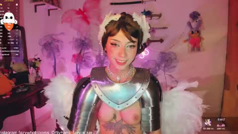 Snapshot of fairywhore chatting on February 15, 2025, 7:06 am Jackie Cosplayer online show from February 15, 2025, 7:06 am