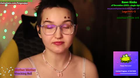 Snapshot of frogessjay chatting on December 31, 2024, 2:29 am Jaywise Frogfoot online show from December 31, 2024, 2:29 am