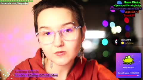 Snapshot of frogessjay chatting on January 3, 2025, 11:01 pm Jaywise Frogfoot online show from January 3, 2025, 11:01 pm