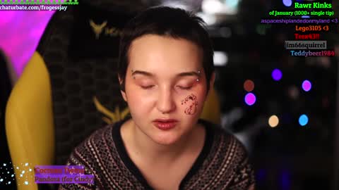 Snapshot of frogessjay chatting on January 6, 2025, 4:47 am Jaywise Frogfoot online show from January 6, 2025, 4:47 am