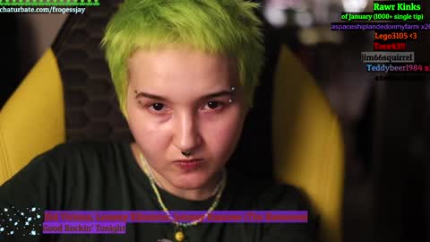 Snapshot of frogessjay chatting on January 30, 2025, 11:34 pm Jaywise Frogfoot online show from January 30, 2025, 11:34 pm