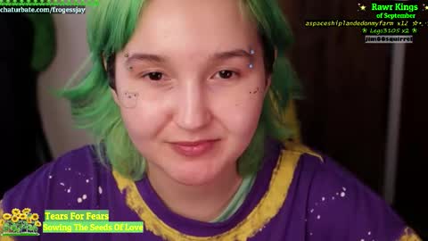 Snapshot of frogessjay chatting on September 14, 2025, 2:05 pm Jaywise Frogfoot online show from September 14, 2025, 2:05 pm