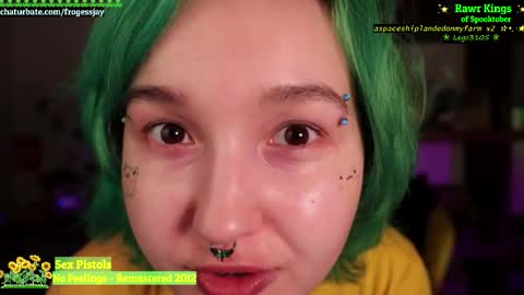 Snapshot of frogessjay chatting on October 6, 2025, 6:38 pm Jaywise Frogfoot online show from October 6, 2025, 6:38 pm